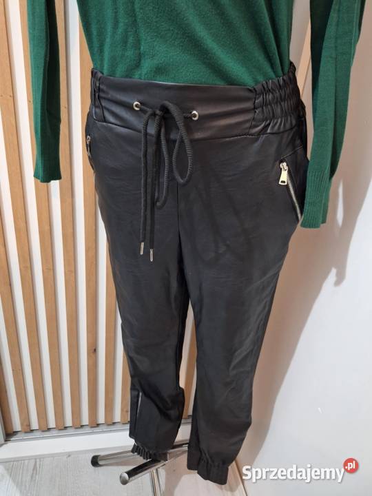 LXL Spodnie eko skorka Spodnie