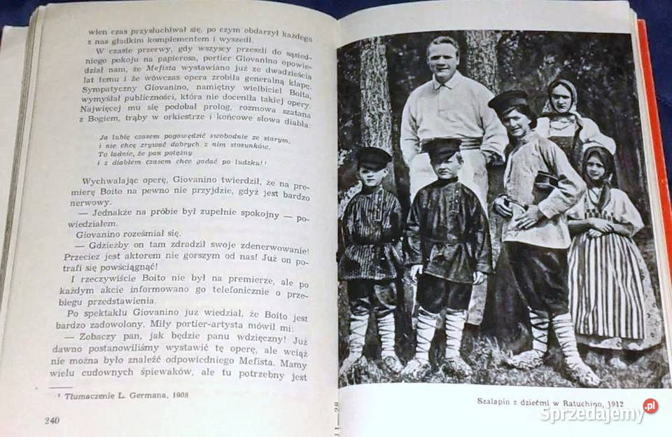 Wspomnienia z mojego życia Fiodor Szalapin Chełm