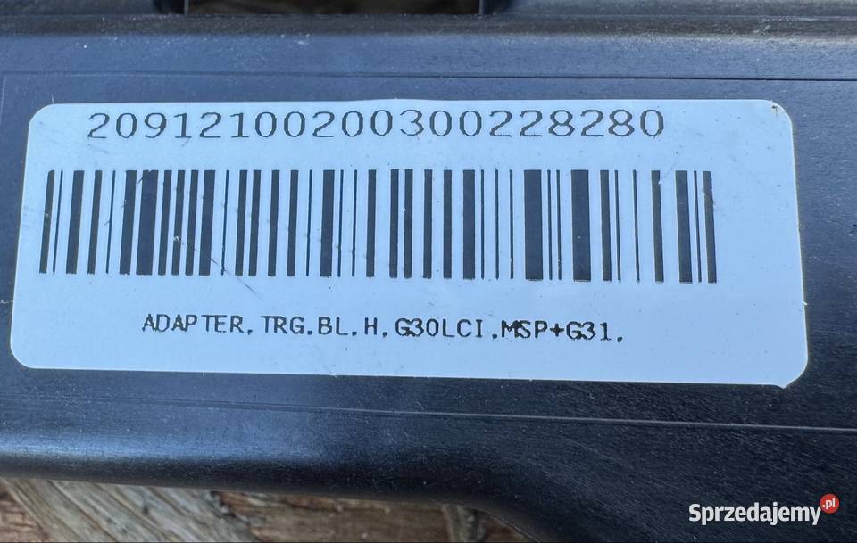 Ślizg mocowanie uchwyt zderzaka tył BMW g30 g31 osobowe Międzychód