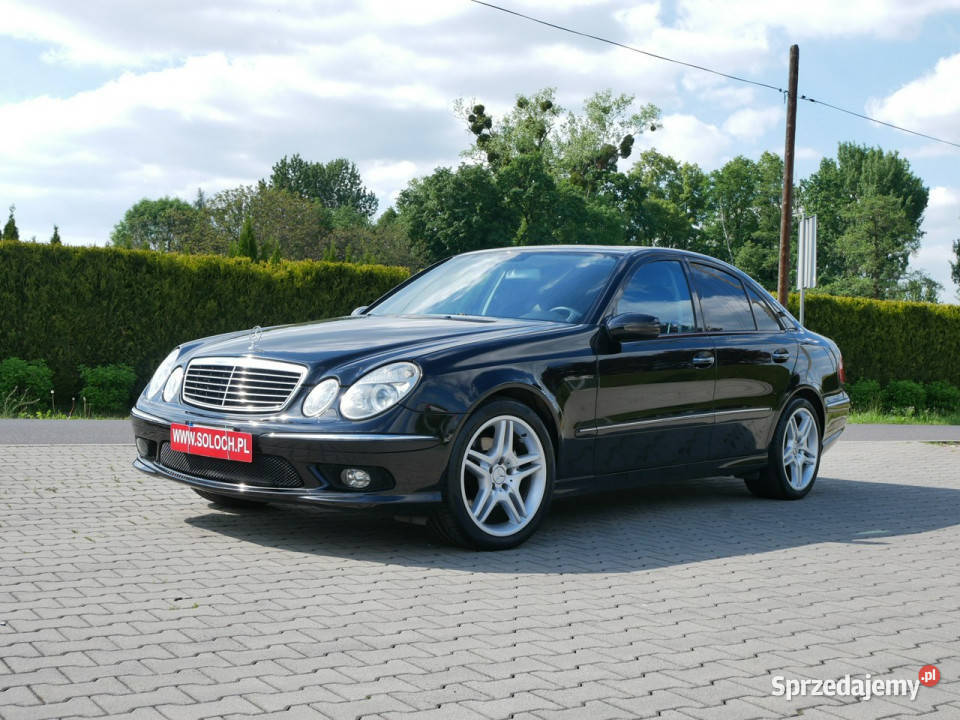 Mercedes E 500 50 V8 306 Gaz LPG Avantgarde AMG śląskie Goczałkowice-Zdrój