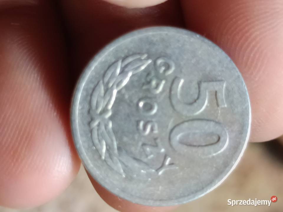 Sprzedam monete 50 gr 1949 r Chełm