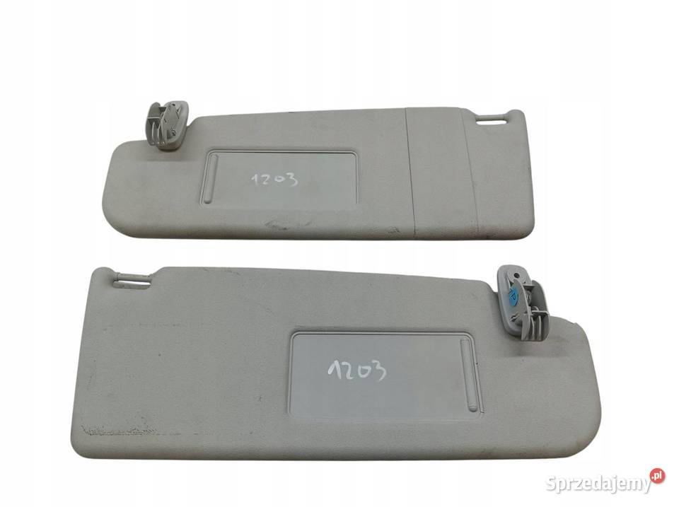 DASZKI PRZECIWSŁONECZNE LEWY PRAWY OSŁONA KPL Rok produkcji 2009