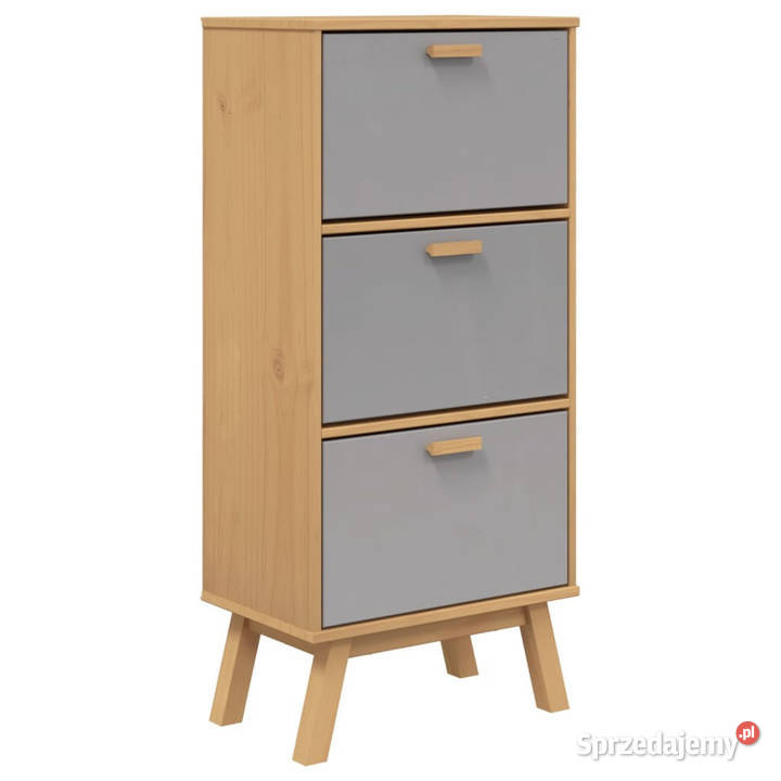 Szafka na buty OLDEN szarobrązowa 55x35x120 mazowieckie Warszawa