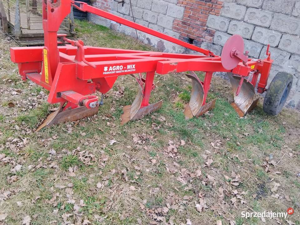 Pług 4 sikbowy zagonowy AgroMix Czajków