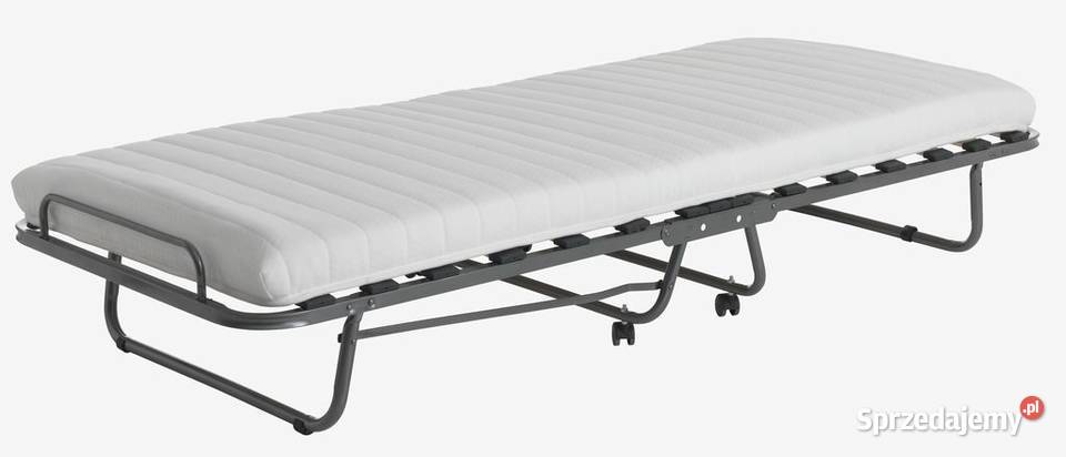 Łóżko składane SYDALS 80x200 jasnoszare