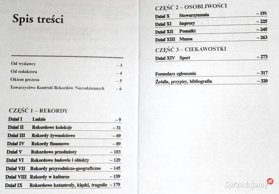 Polskie rekordy i osobliwości 5 Kronika