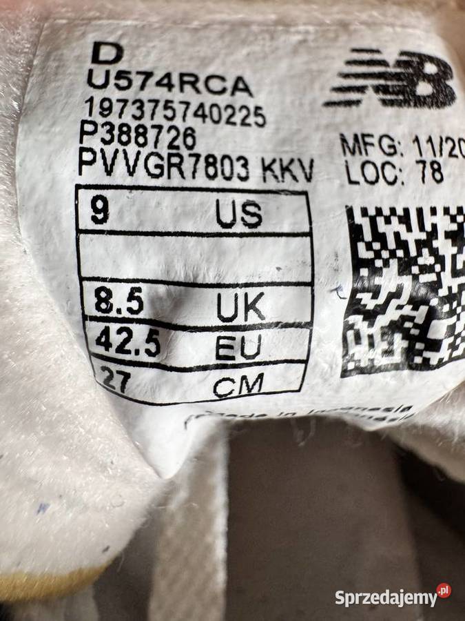 Buty męskie Balance z kolekcji U 574 RCA Rzeszów sprzedam