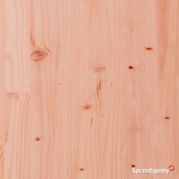 Rabata ogrodowa z płotkiem 150x50x50 lite drewno