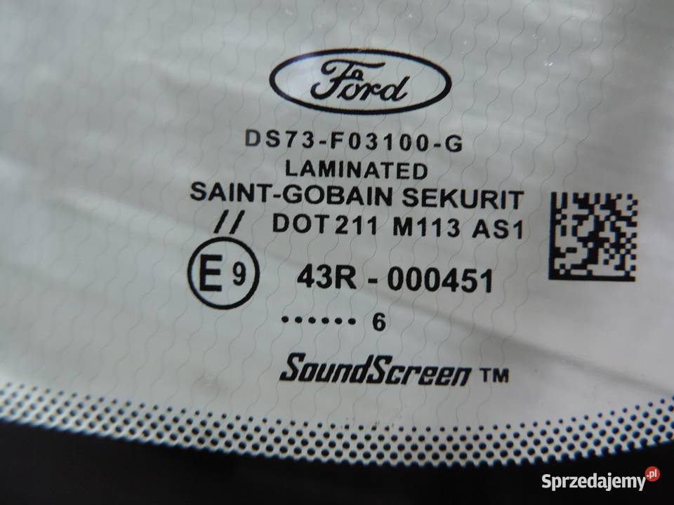Ford Mondeo MK5 szyba przednia czołowa grzana kujawsko-pomorskie sprzedam