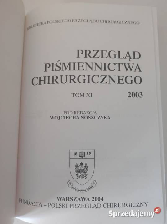 Przegląd piśmiennictwa Chirurgicznego 2003 Kielce