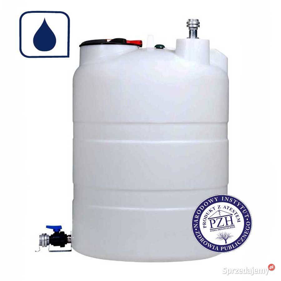 ZBIORNIK NA WODĘ PITNĄ 1500l z ATESTEM Magazynowanie mazowieckie Warszawa