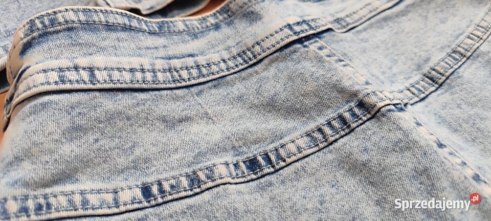 Komplet jeansowy spódnica krótki top NOWE bez Połomia