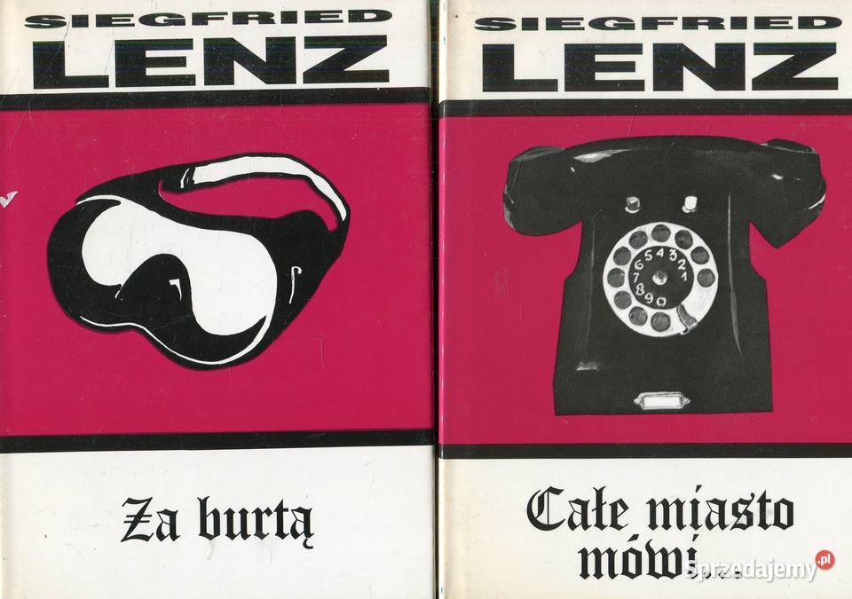 Całe miasto mówi burtą Siegfried Lenz twarda z obwolutą Szczecin