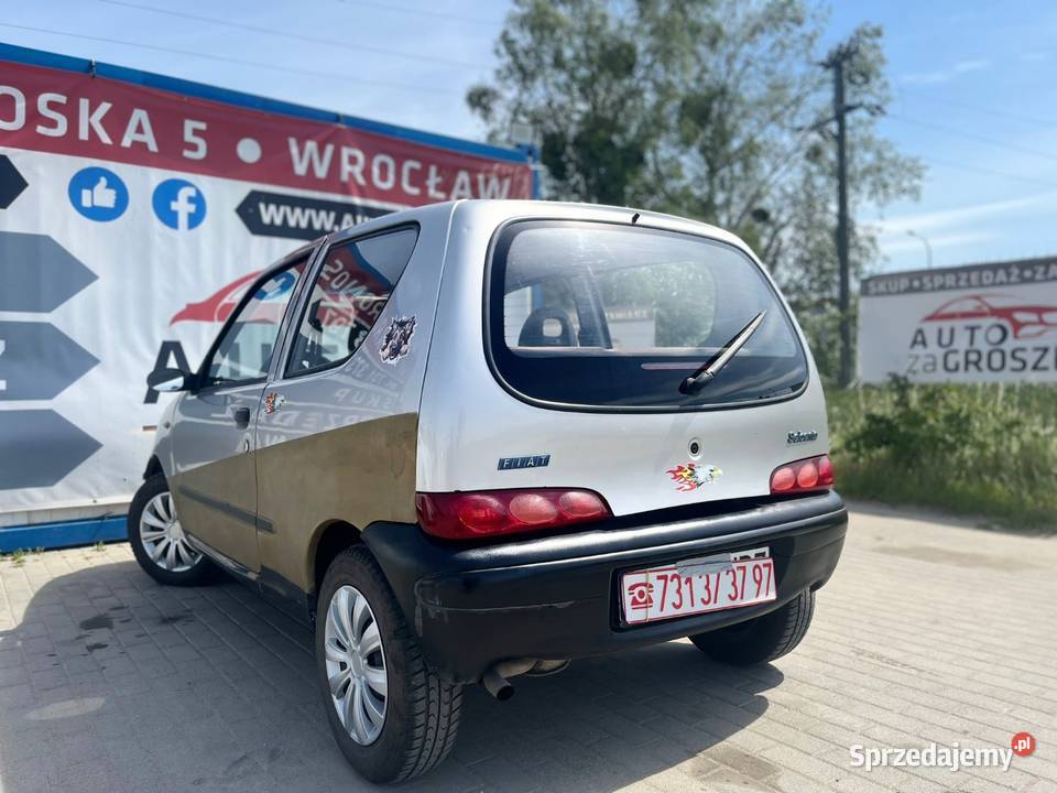 Fiat Seicento 11 BenzynaZadbanyDł OpłatyZamiana Wrocław
