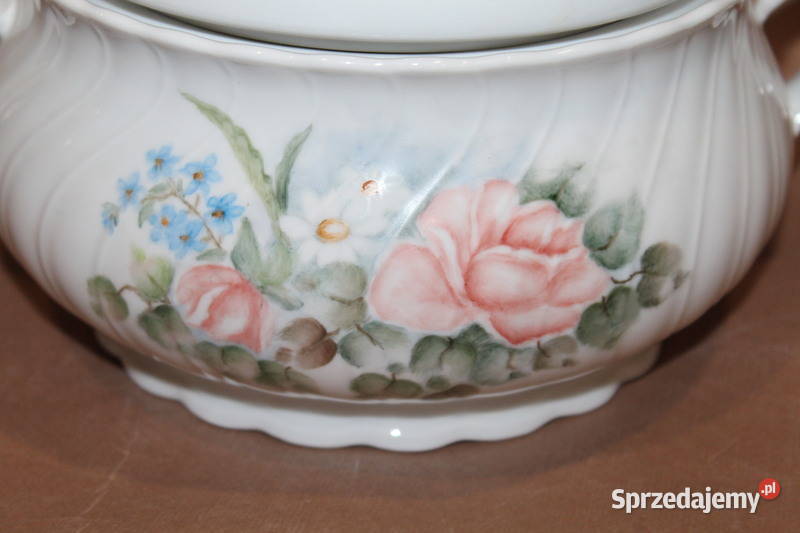 Waza z różyczkami Seltmann Weiden 1954 1990 622 Porcelana i szkło Szczecin sprzedam