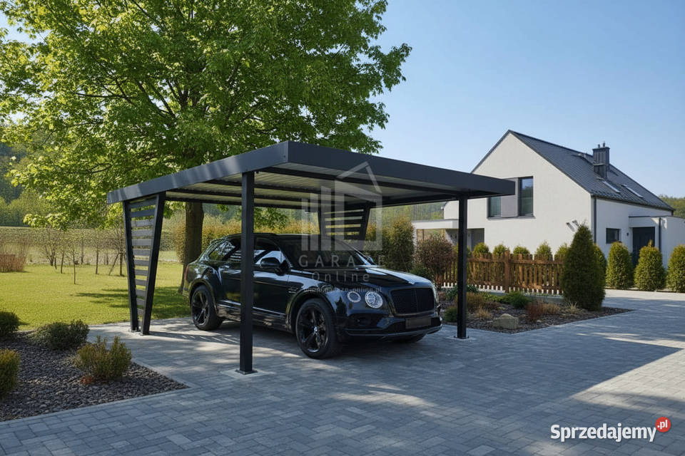 Carport V PREMIUM 45x5m Wypełnienie panelami Konin sprzedam