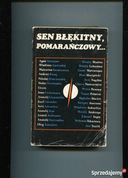 Sen błękitnypomarańczowy Opowiadania 1975 Szczecin sprzedam