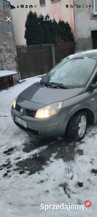 Renault grand scenic long wersja 7 osobowa Miłomłyn
