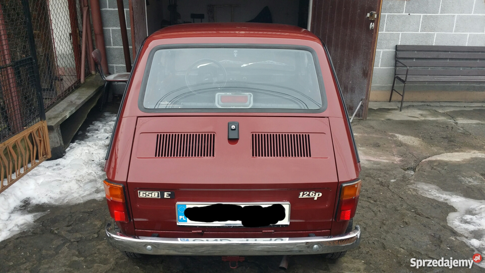 Sprzedam fiata 126p garażowany 126 pomorskie Nowy Dwór Gdański