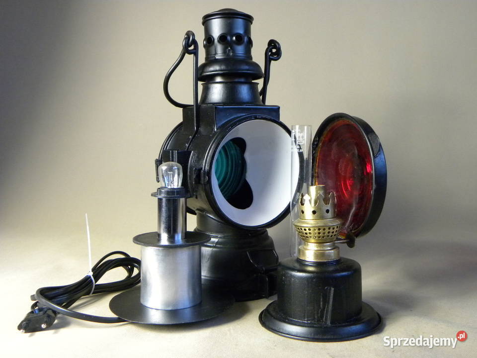 Kolekcjonerska lampa naftowa kolejowa semaforowa Legnica sprzedam