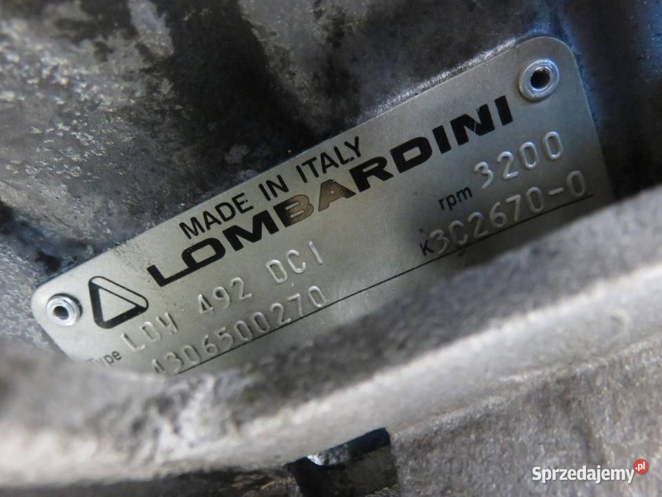 SILNIK LIGIER MICROCAR LOMBARDINI F8C LDW 492