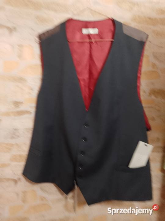 5XL6XL Bugatti Szaro brązowa kamizelka Moda i Styl Kraków