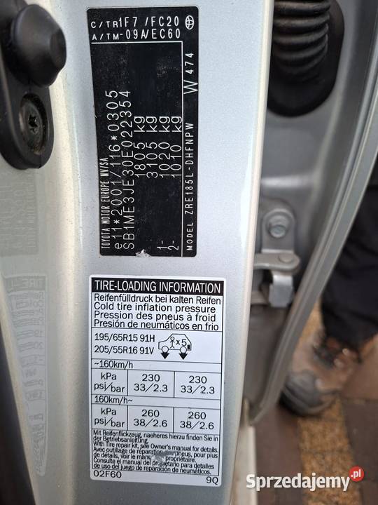 Części toyota auris wielkopolskie Tręby Stare