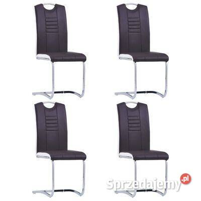vidaXL Krzesła stołowe wspornikowe 4 SKU281776 sprzedam