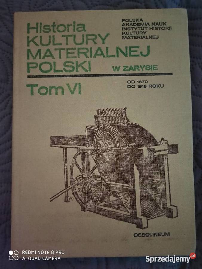 HISTORIA KULTURY MATERIALNEJ POLSKI W ZARYSIE mazowieckie sprzedam