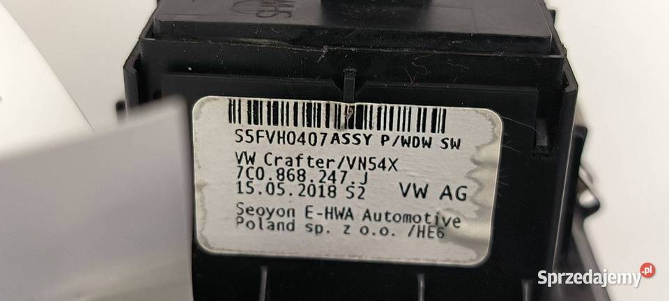 PRZYCISK VOLKSWAGEN CRAFTER II 7C 7C0868247J Lipno