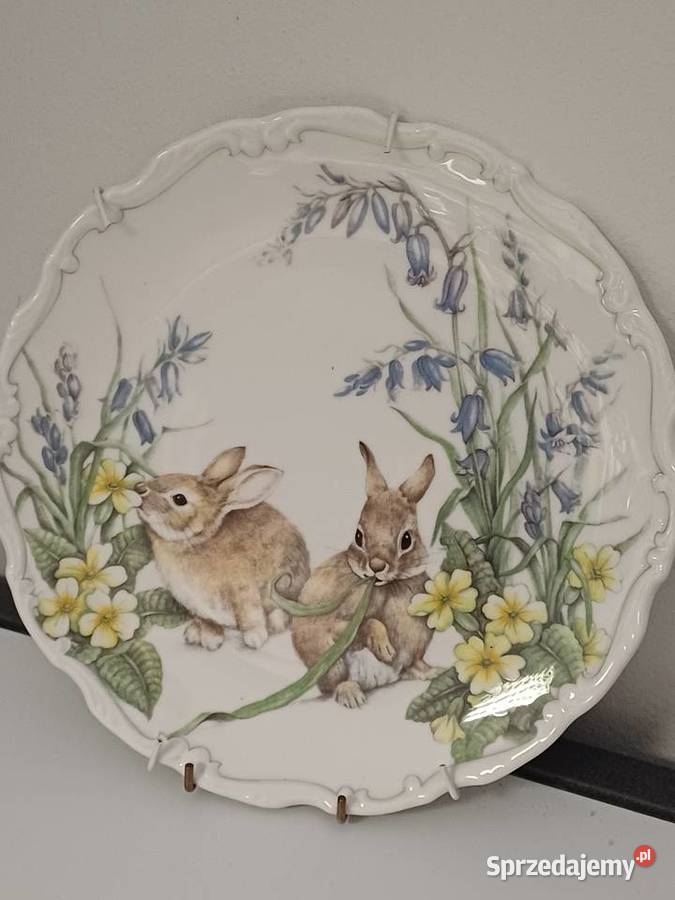 Vintage talerze kolekcjonerskie Porcelana i szkło