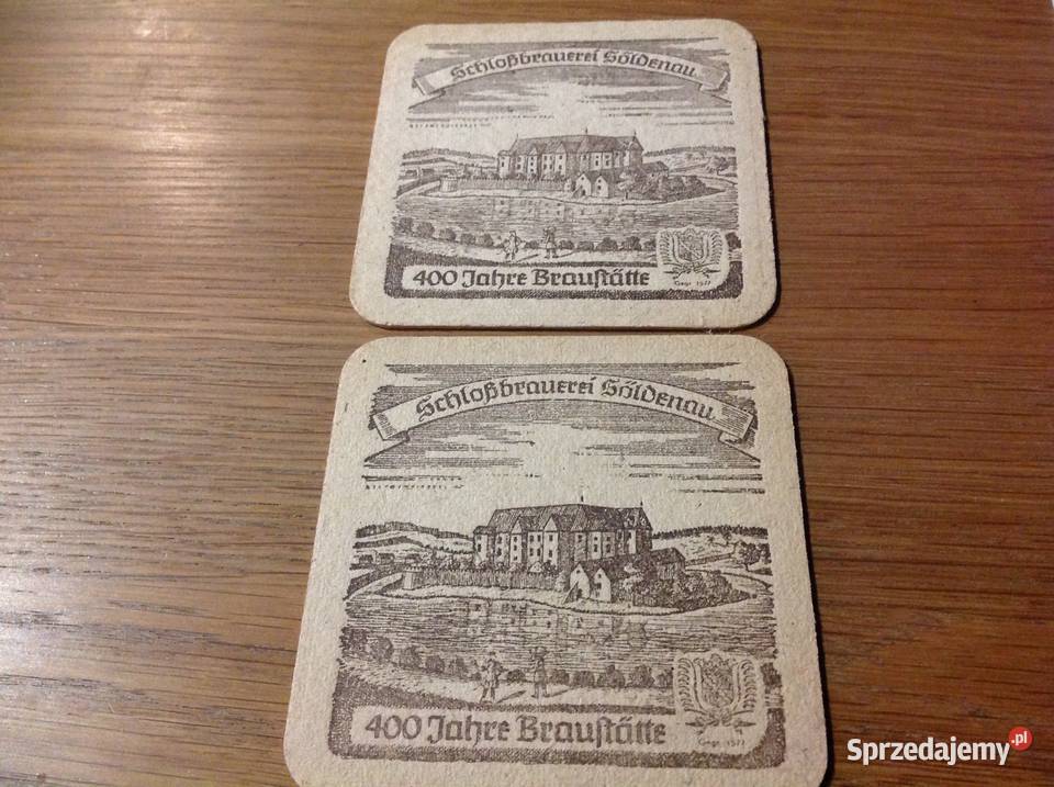 Stara Podkładka pod Piwo Schlosbrauerei Sldenau Pozostałe lubuskie Nowa Sól sprzedam
