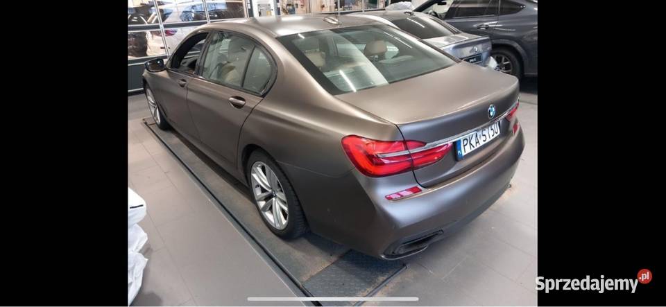 BMW 740Li Individual M 2018 420 kolor złotybrąz kamera cofania Warszawa