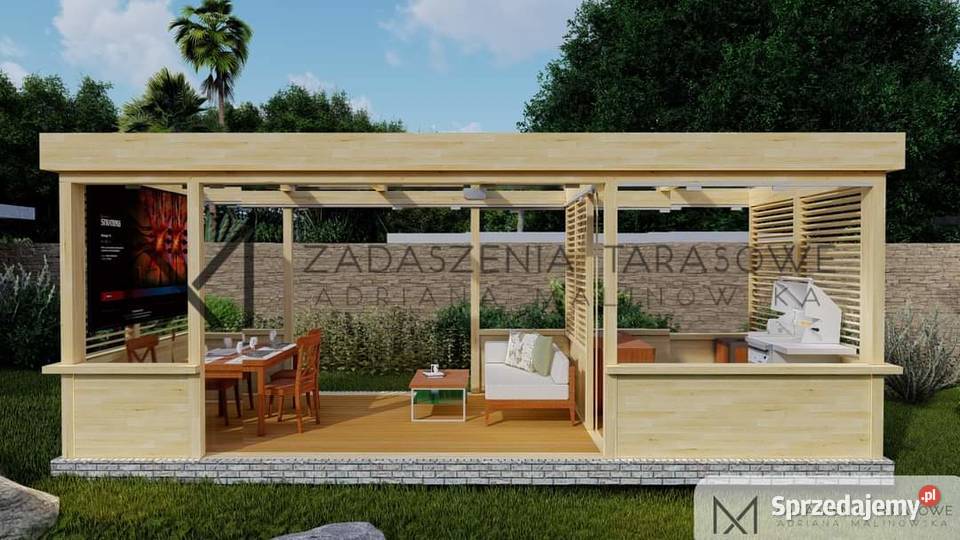 Nowoczesna altana ogrodowa Grudziądz