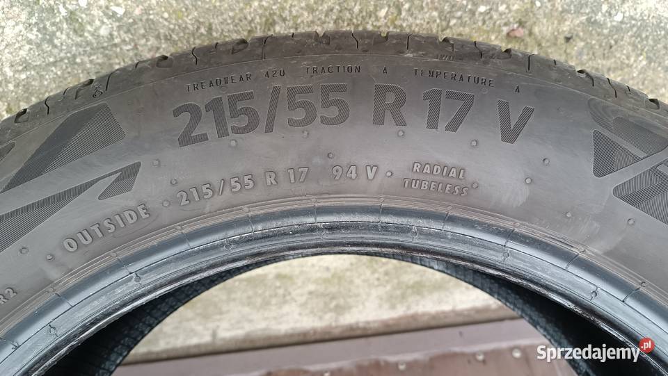 Continental EcoContact 6 21555 R17 94 V 2000 Białystok