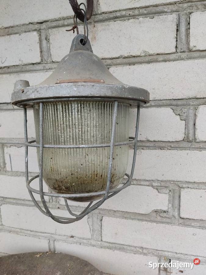 Lampa przemysłowa Polam Gdańsk PRL Białystok