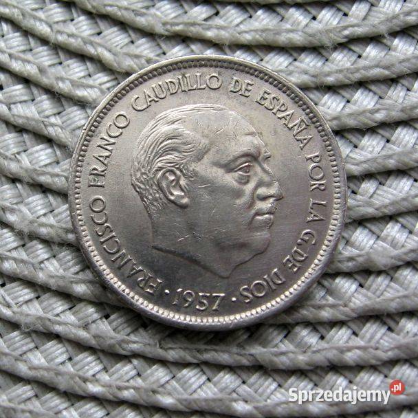 Hiszpania 25 Peset 1957r Gen Franco