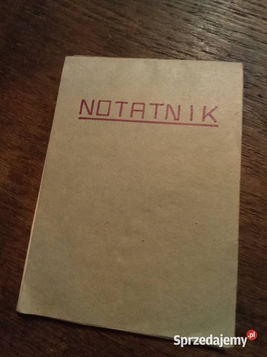 Notatnik PRL Warszawa