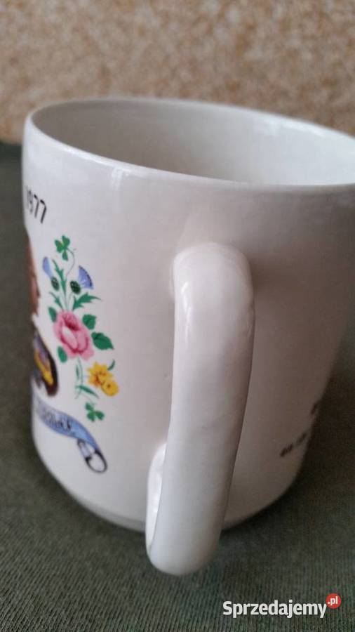 Angielski kubek QUEENS SILVER JUBILEE 19521977 lubelskie Puławy