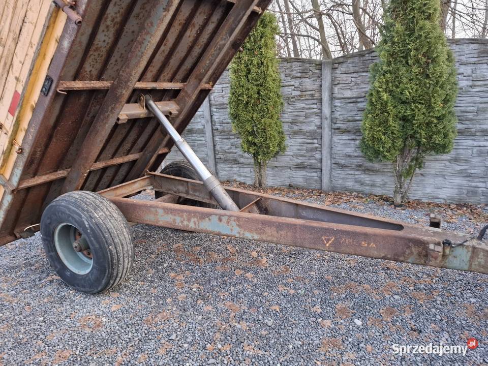 16Wywrotka kiper 5 ton przyczepa Przyczepy rolnicze Chobrzany sprzedam