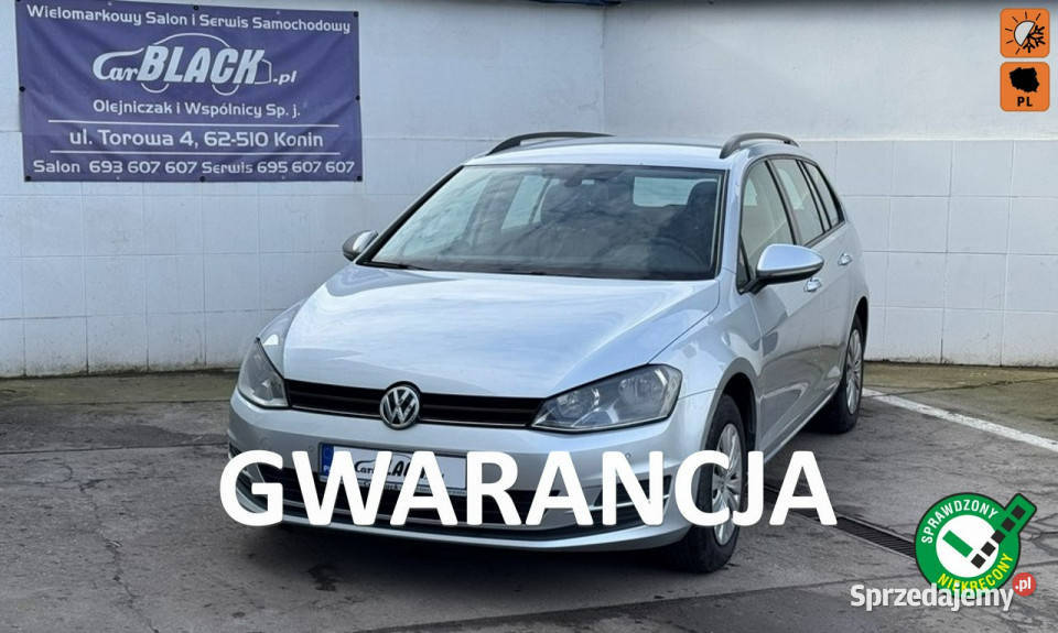 Volkswagen Golf PROMOCJA Salon Polska Gwarancja pełny VAT Motoryzacja wielkopolskie Konin