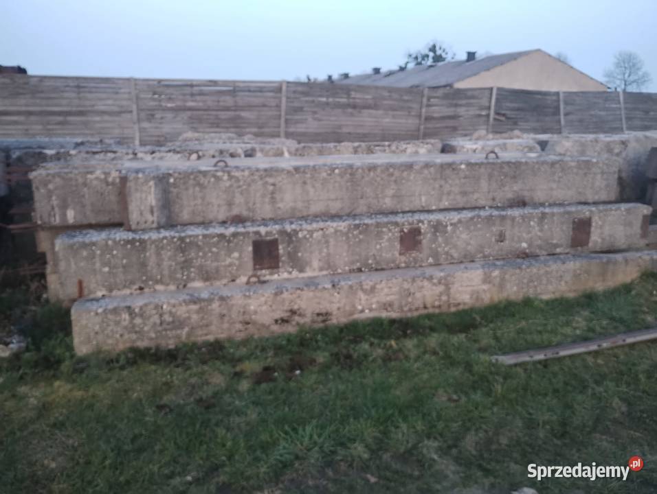 Słupy stopy betonowe pod suwnice pomostową Wągrowiec