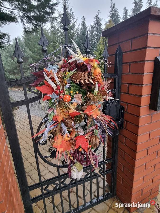Stroik wianek ozdobny na dzrzwi XXL duży led Lublin