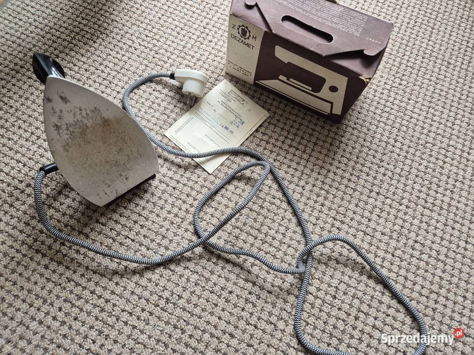 Żelazko Dezamet C28222 1985 r sprawne pudełko AGD drobne Bucze