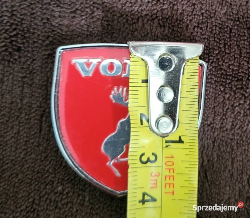 Volvo emblematlogonaklejka Łoś na czerwonym tle Gliwice sprzedam