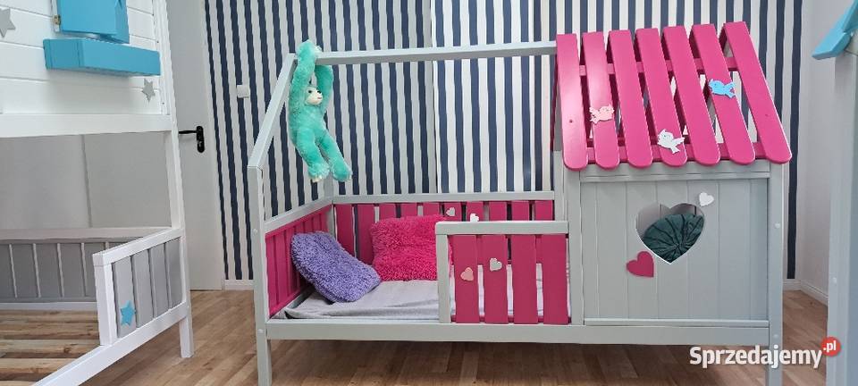 Drewniane łóżeczko łóżko dzieci 90x190 RATY Włocławek