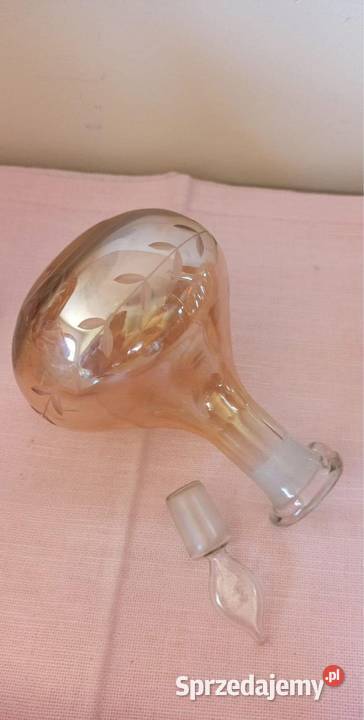 Karafka miodowe opalizowane Szlif Gdańsk