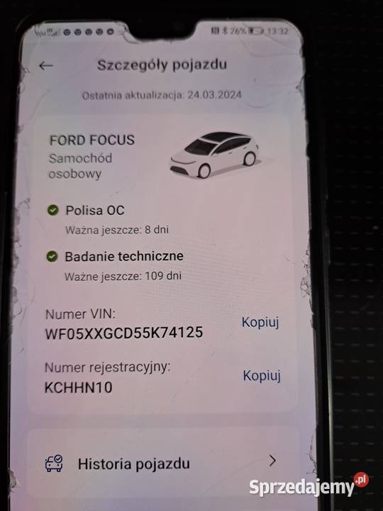 FORD FOKUS MK2 HATCHBACK 2005 16 GAZ 235 niski 100KM Wrocław