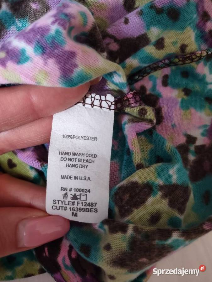 Bluzeczka w kwiatuszki z falbankami SM made in małopolskie Olkusz sprzedam