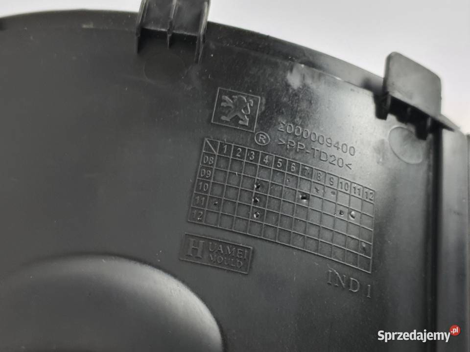 OSLONA ZASLEPKA WYPELNIENIE PEUGEOT EVIVACITY Janowice